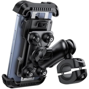 Lamicall Motorcycle Phone Mount Holder - [Dual Vibration Dampener]