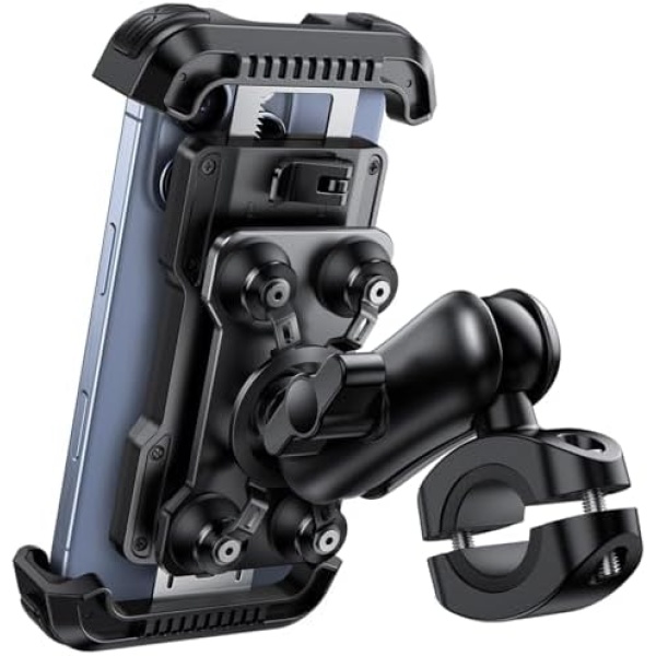 Lamicall Motorcycle Phone Mount Holder - [Dual Vibration Dampener]