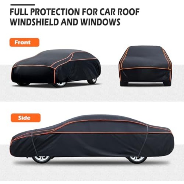 Hail Protector Car Cover, Thickened Multi-Layered EVA Car Hail Protector Size A3 - Image 8