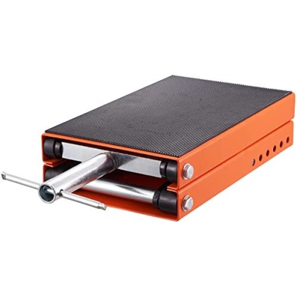 VEVOR Motorcycle Lift, 1100 LBS Motorcycle Scissor Lift Jack with Wide Deck - Image 9