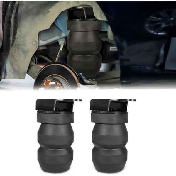MILLISEC Rear Rubber Helper Suspension Springs Kit Kits Compatible - Image 5