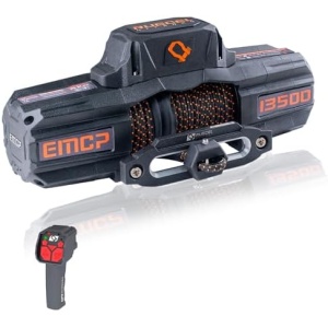 RUGCEL WINCH 12V EMCP Winch 13500lb New Waterproof Electric Synthetic Rope