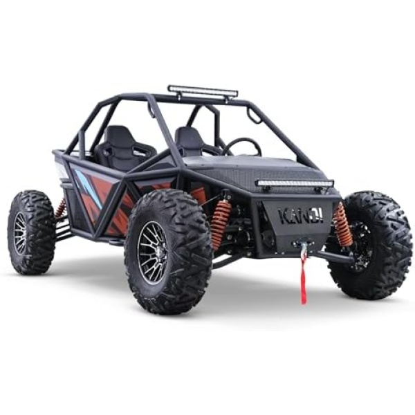 Lucky T9 2 Seat Electric UTV with Lithium Battery, Powerful Dual Electric Motors