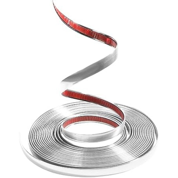 Zlirfy 25Ft Automotive Chrome Trim Molding,Universal Decorative Scratch-Proof - Image 3