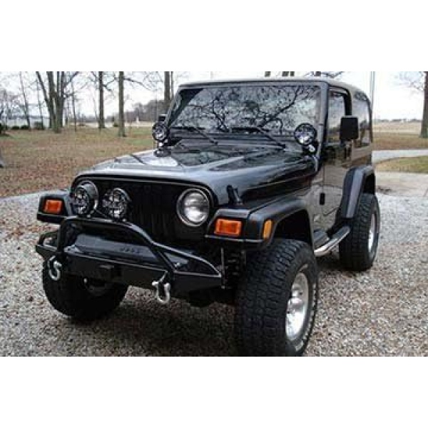 Zone Offroad Jeep Wrangler TJ 4" Suspension System w/Black Nitro Shocks - Image 5