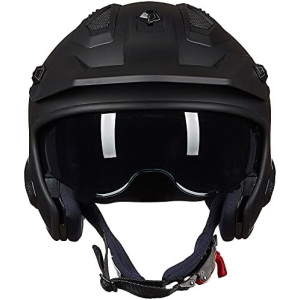 ILM Open Face Motorcycle 3/4 Half Helmet for Dirt Bike Moped ATV UTV Motocross - Image 8