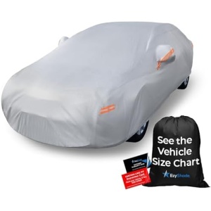 EzyShade 10-Layer Car Cover Waterproof All Weather - See Vehicle Size-Chart -