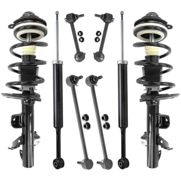 Detroit Axle - FWD 8pc Suspension Kit for 2014-2017 Jeep Cherokee