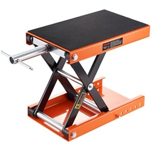 VEVOR Motorcycle Lift, 1100 LBS Motorcycle Scissor Lift Jack with Wide Deck