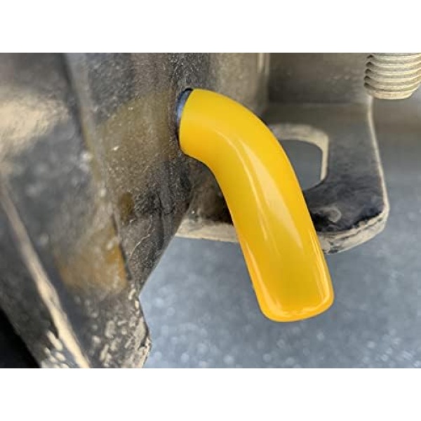 MaxxHaul 50565 3 Pack Trailer Hitch Pin & Clip with Rubber-Coated Vinyl Yellow - Image 5