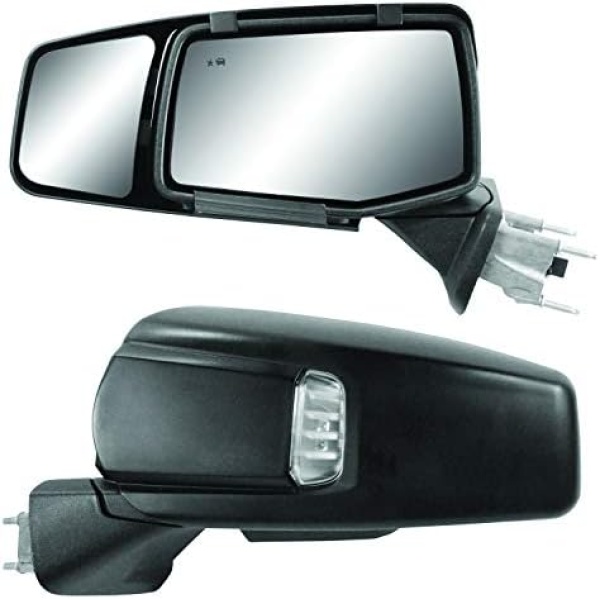 Fit System 80930 Snap & Zap Custom Fit Towing Mirror for Chevrolet Silverado