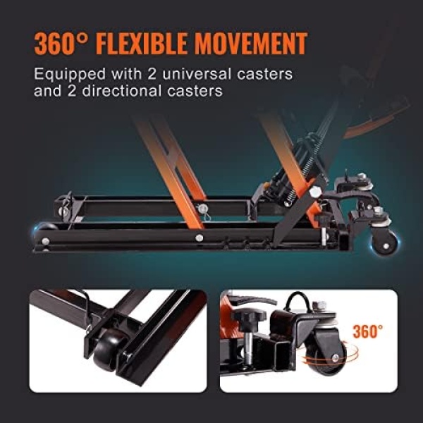 VEVOR Hydraulic Motorcycle Lift Jack 1500 LBS Capacity ATV Scissor Lift Jack - Image 6