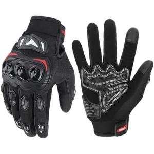 KEMIMOTO Motorcycle Gloves for Men and Women, Touchscreen Cycling Gloves for