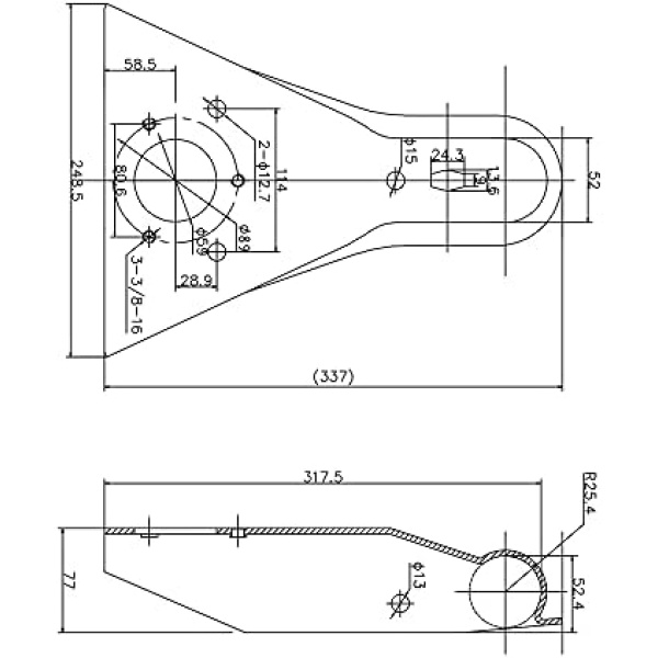 2" A-Frame Trailer Coupler with Trigger Latch SAE Class III 5000 lb for Towing - Image 6