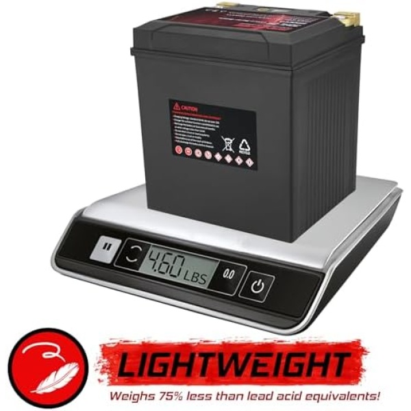YIX30L-BS-STD (YTX30L-BS),680CCA, Lithium LiFePO4 Motorcycle Battery 12v - Image 3