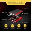 VIVOHOME Motorcycle Lift Scissor Jack Steel Wide Deck Hoist Crank Center Stand - Image 2
