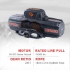RUGCEL WINCH 12V EMCP Winch 13500lb New Waterproof Electric Synthetic Rope - Image 3