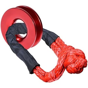 FizLig 41000 lb Recovery Ring for Winch Snatch - Heavy Duty Synthetic Rope Soft