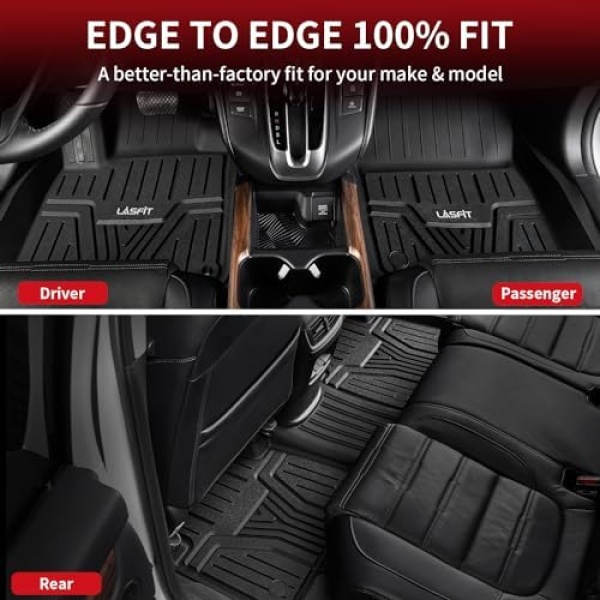 LASFIT Floor Mats and Cargo Liner for Honda CR-V 2023-2025 (Include Hybrid - Image 7