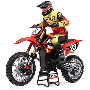 Losi RC Motorcycle Promoto-MX 1/4 Motorcycle Ready-to-Run Battery and Charger