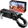 Nilight Shackle Hitch Receiver 2Inch 45000 LBs Breaking Strength 3/4" D Ring