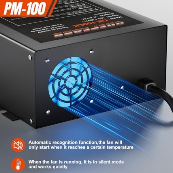 PM4 100 Amp RV Power Converter - Power Converter with Built-in 4 Stage Smart - Image 5
