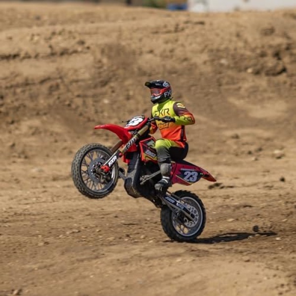 Losi RC Motorcycle Promoto-MX 1/4 Motorcycle Ready-to-Run Battery and Charger - Image 7