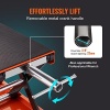 VEVOR Motorcycle Lift, 1100 LBS Motorcycle Scissor Lift Jack with Wide Deck - Image 5