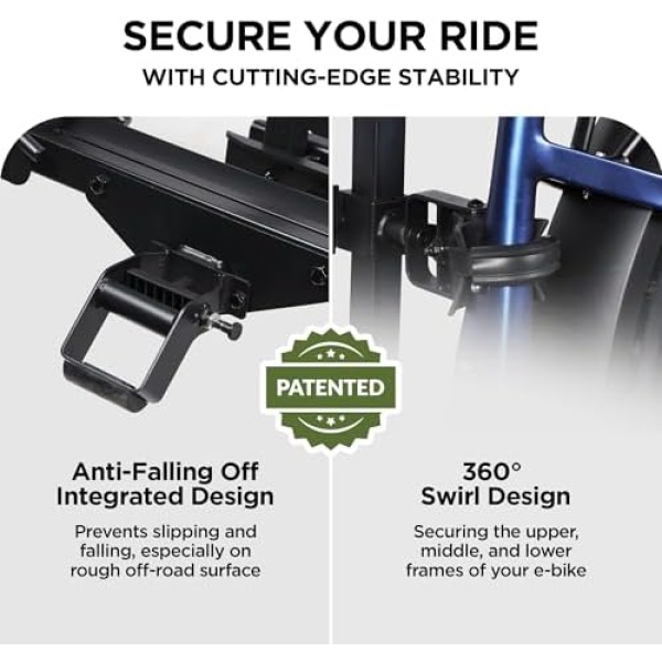 E-Bike Rack Hitch Mount Platform Style for Cars Trucks SUVs Minivans RV - Image 3