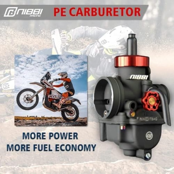 NIBBI Carburetor PE24,24mm Carburetor fit 150cc Motorcycle Engine - Image 7
