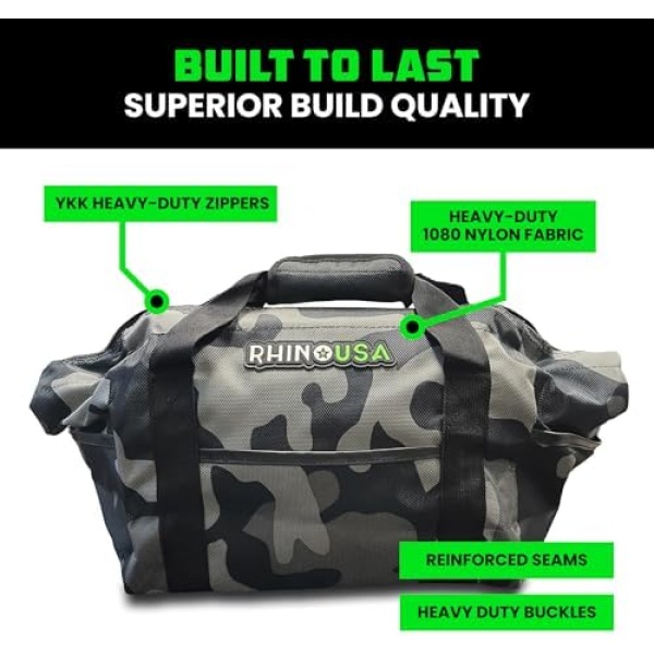 Rhino USA Heavy Duty Recovery Gear Storage Bag - Ultimate Recovery Kit Equipment - Image 3
