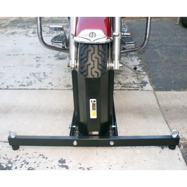 MaxxHaul 70271 Adjustable Motorcycle Wheel Chock Stand Heavy Duty 1800lb Weight - Image 2