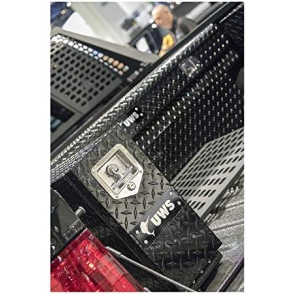 UWS EC20052 22-Inch Gloss Black Heavy-Wall Aluminum Truck Bed Tool Box - Image 10