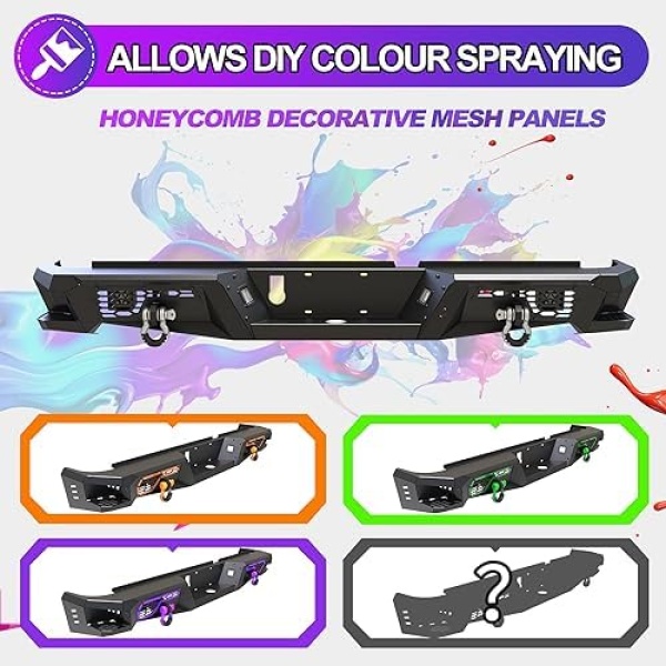 Nixon Offroad Rear Bumper for 2009-2018 Dodge Ram 1500 - Image 7