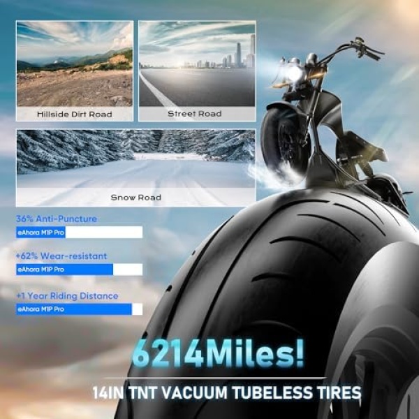 M1P Pro (2025 Upgraded) 4000W Electric Motorcycle for Adults 50MPH - Image 7
