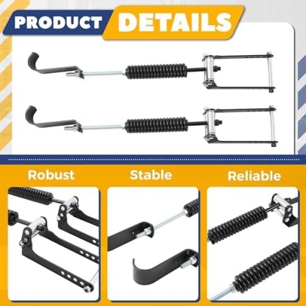 Rear Leaf Spring Suspension Kit Compatible with 2009-2025 Ford F150 4WD Heavy - Image 4