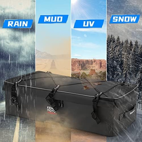 KEMIMOTO ATV Gear Bag for Front Rear Rack, ATV Storage Bags Water-Resistant - Image 9