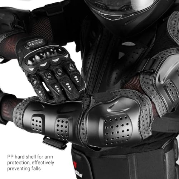 HEROBIKER Motorcycle Full Body Armor Jacket spine chest protection gear - Image 6