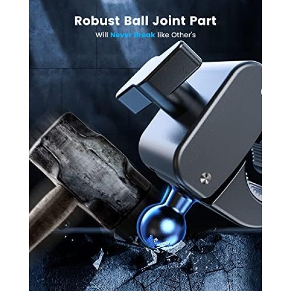 JOYROOM Motorcycle Phone Mount, [1s Auto Lock][100mph Military Anti-Shake] - Image 4