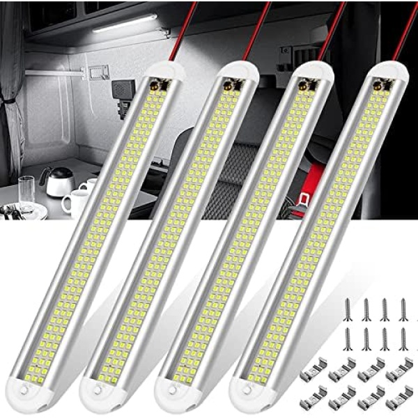12v LED Interior Light Bar，CT CAPETRONIX 120LEDs 1500LM 8W DC 12 Volt led Strip