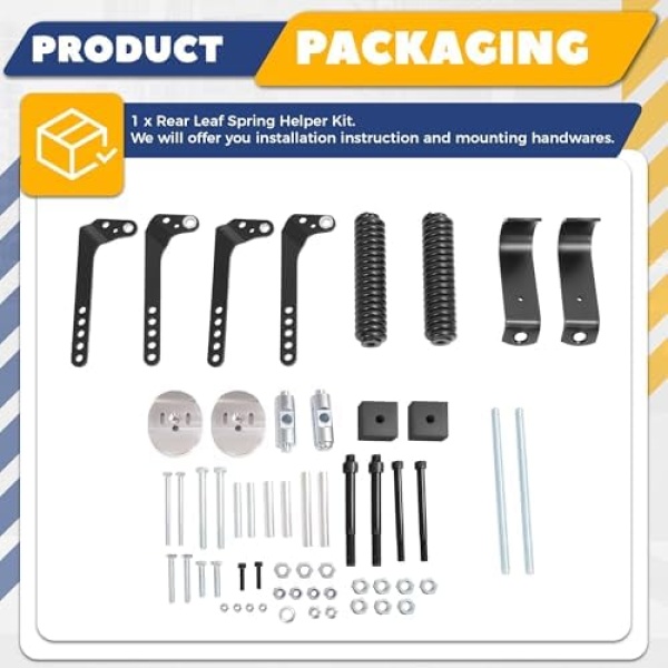 Rear Leaf Spring Suspension Kit Compatible with 2009-2025 Ford F150 4WD Heavy - Image 3