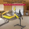 Snowmobile Lever Lift Stand with Handlebar Cup, Max 32" Bumper Lift Height - Image 3