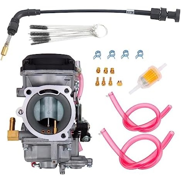 CV40 Carburetor with Choke Cable fits Harley Davidson Dyna Electra Glide Fatboy