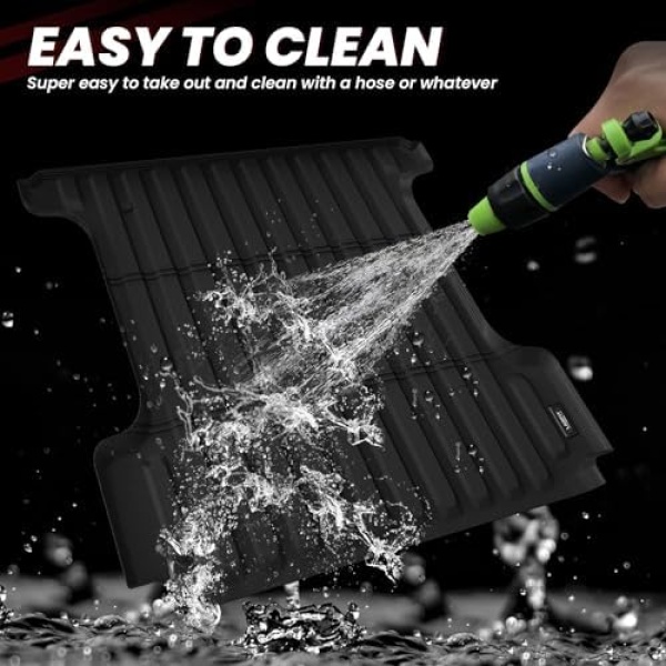 LASFIT 5FT7 Truck Bed Mat for Ram 1500 2009-2025 & RAM 1500 Classic 2019-2024 - Image 7