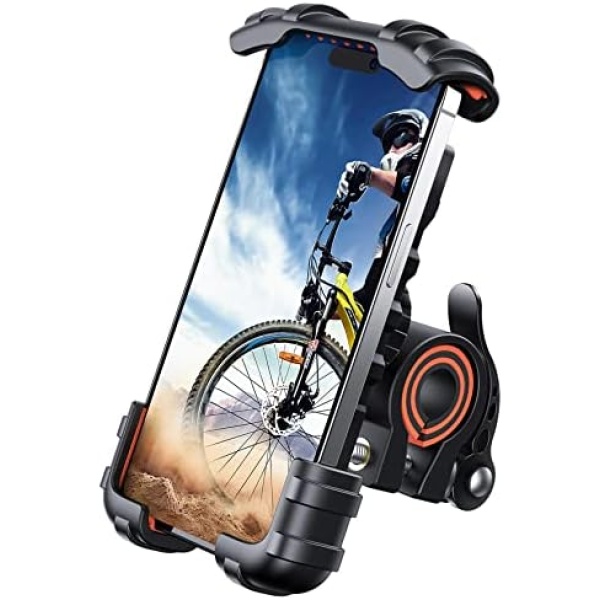 Lamicall Bike Phone Holder, Motorcycle Phone Mount - Motorcycle Handlebar Cell