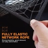 Upgrade Cargo Net for Motorcycle Helmet Storage, 10"X11" High-Elastic Double - Image 6