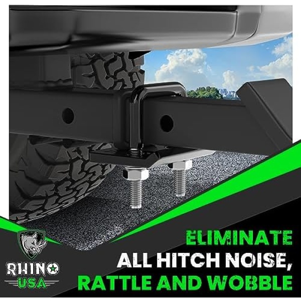 Rhino USA Hitch Tightener Anti Rattle Clamp (for 2 inch Hitches) Heavy Duty - Image 4