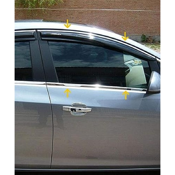 Zlirfy 25Ft Automotive Chrome Trim Molding,Universal Decorative Scratch-Proof - Image 5
