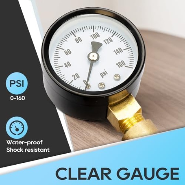 RVGUARD RV Water Pressure Regulator Valve, Brass Lead-Free Adjustable Water - Image 7