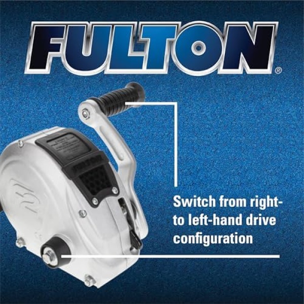 Fulton FW16000101 F2 Boat Trailer Winch with 20 Foot Winch Strap - Image 4